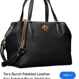 Tory Birch Kira Pebble satchel leather bag